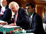 Boris Johnson and Rishi Sunak at war over pension reform